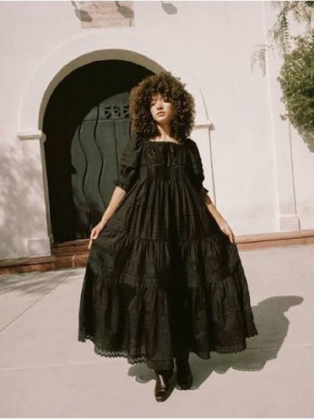 Christy Dawn Shaina Dress in Onyx